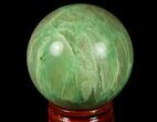 Polished Garnierite Sphere - Madagascar #79006-1
